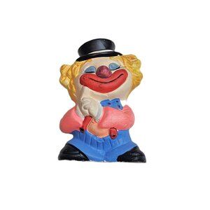 Vintage Hand-Painted Clown Bank